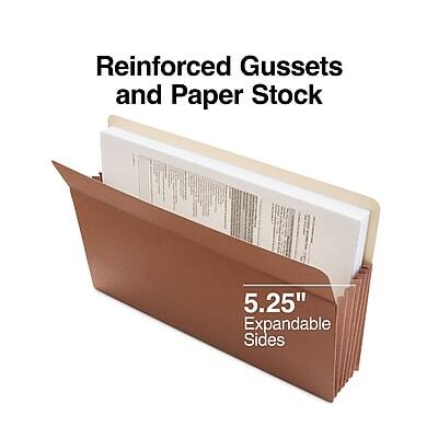 Reinforced Gussets and Paper Stock

5.25" Expandable Sides