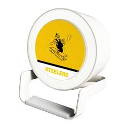 Keyscaper - Pittsburgh Steelers Historic Team Logo Night Light Charger with Bluetooth Speaker - Multicolor