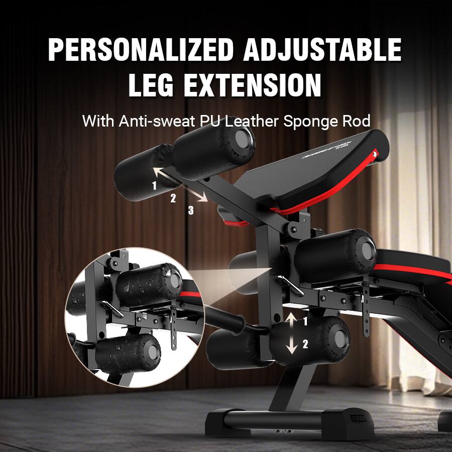 PERSONALIZED ADJUSTABLE LEG EXTENSION

With Anti-sweat PU Leather Sponge Rod

1 2 3

1 2