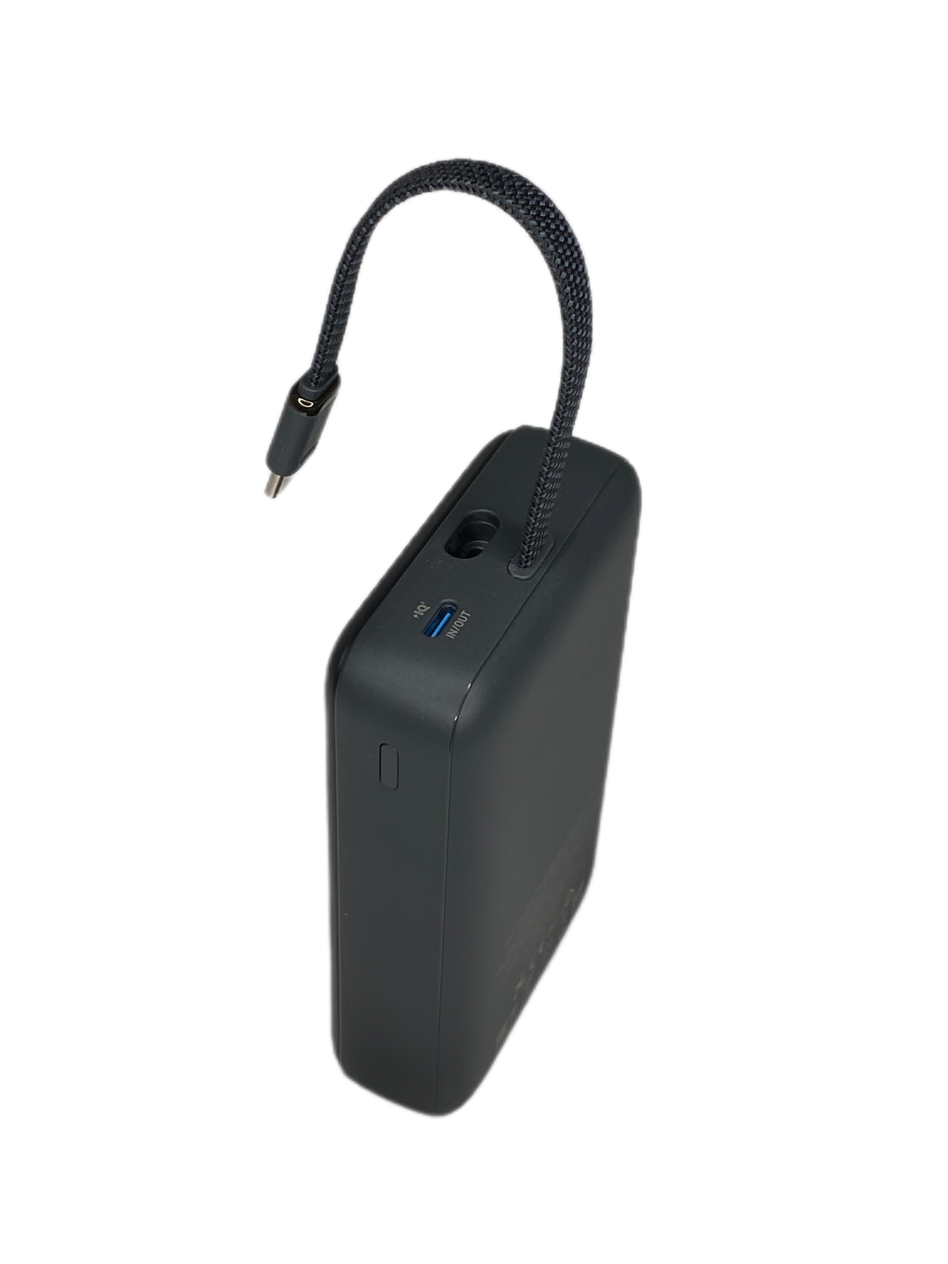 Alt View 6. Anker - ANKER POWER BANK(20,000 MAH, BUILT-IN USB-C CABLE) - BLACK.