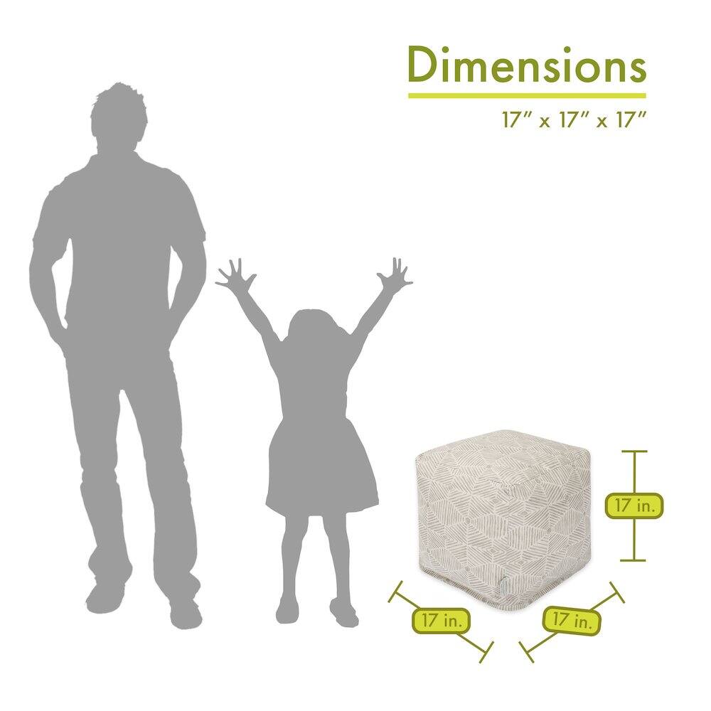 Dimensions  
17" x 17" x 17"  
17 in.  
17 in.  
17 in.