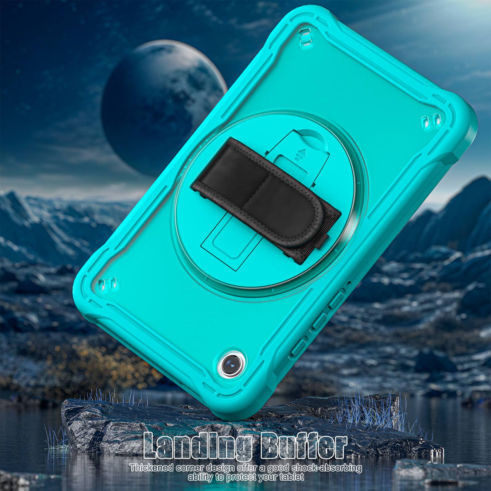 Landing Buffer

Thickened corner design offers a good shock-absorbing ability to protect your tablet