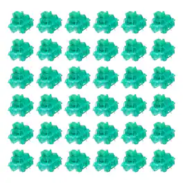 Unique Bargains - 36pcs Keyboard Switches (3-Pin 40gf) Dustproof Pre-Lubed Tactile Linear Switch Replacement for MX Mechanical Keyboard - Green