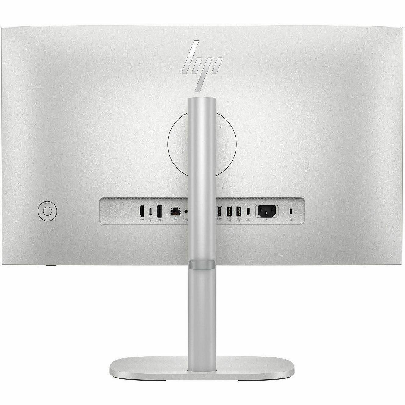 Alt View 3. HP - HP EliteStudio 8 AiO G1i All-in-One Computer - Intel Core Ultra 5 235 - vPro Technology - 16 GB - 512 GB SSD - 23.8" Ful - Pike Silver.