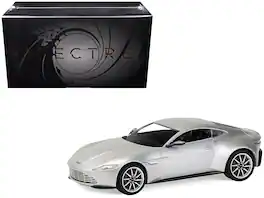 Aston Martin DB10 RHD (Right Hand Drive) Silver Metallic James Bond 007 "Spectre" (2015) Movie Model Car by Corgi