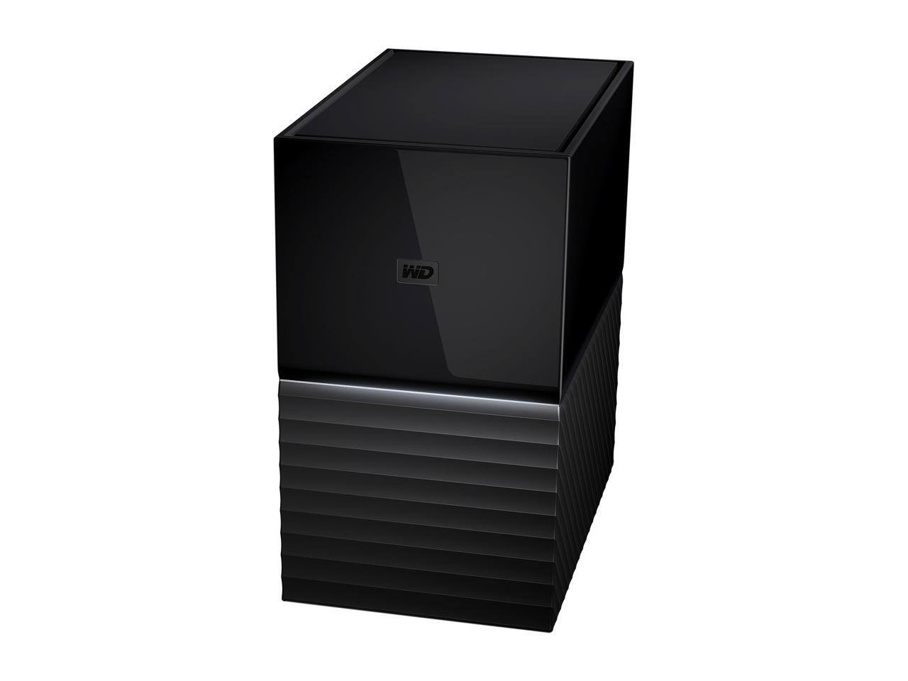 Alt View 5. Western Digital - WD 20TB My Book Duo Desktop RAID External Hard Drive 256-Bit AES Encryption - USB 3.2 Gen1 (WDBFBE0200JBK-NESN) - Black.