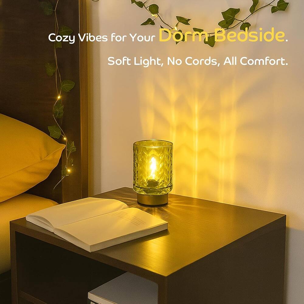 Left. RTMB - Set of 2 Table Lamps – RGB Dimmable Touch Lights with USB Ports.