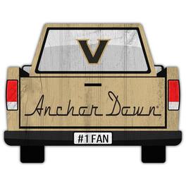 Fan Creations - Vanderbilt Commodores 12'' x 12'' Truck Back D-cor - Multicolor