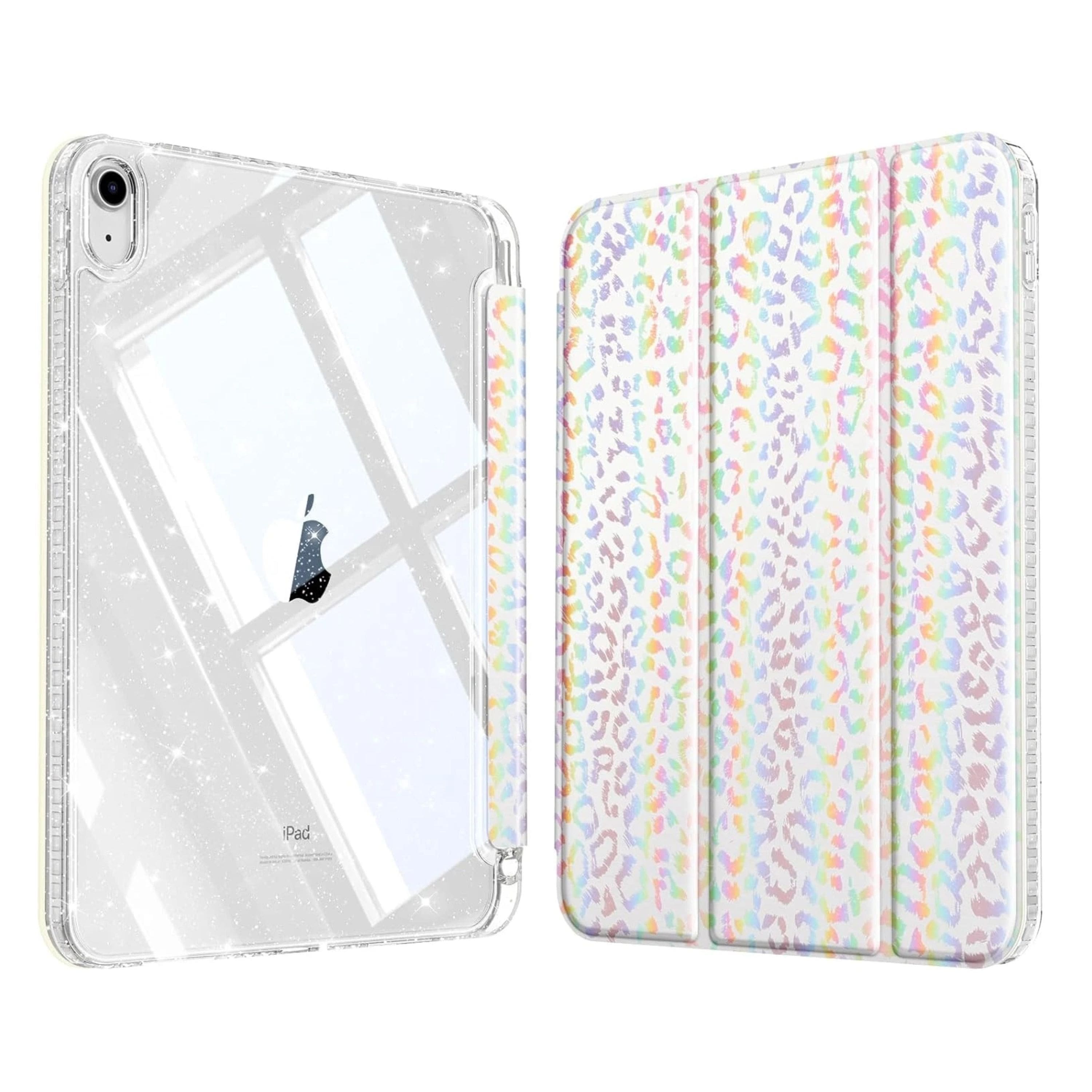 Kitcheniva - Sparkly Glittering Design Slim Case For iPad (A16) 11th Gen / iPad 10th Gen - White Leopard price history on PriceWatchPro