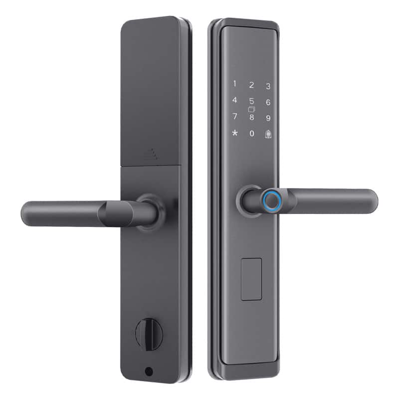 Cluzine - Semi-Auto Smart Door Lock,Fast Fingerprint,Home/Apartment Security Entry Lock