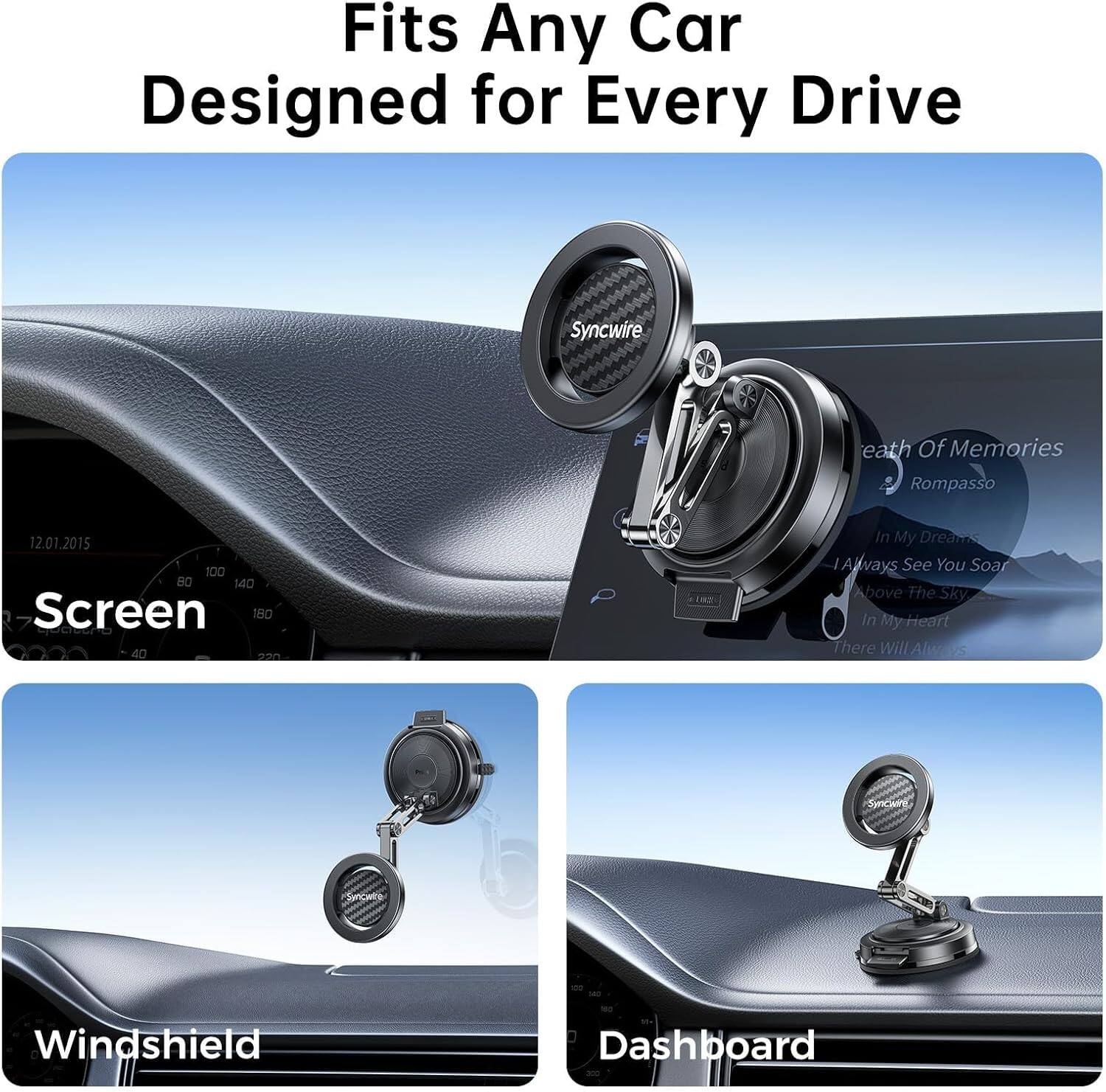 Fits Any Car  
Designed for Every Drive

Syncwire

Death Of Memories Rompasso  
12.01.2015 100 80 140 Screen 180 40  
In My Dream / Always See You Soar Above The Sky In My Heart There Will Always

Windshield  
SAMP TURED notch Dashboard