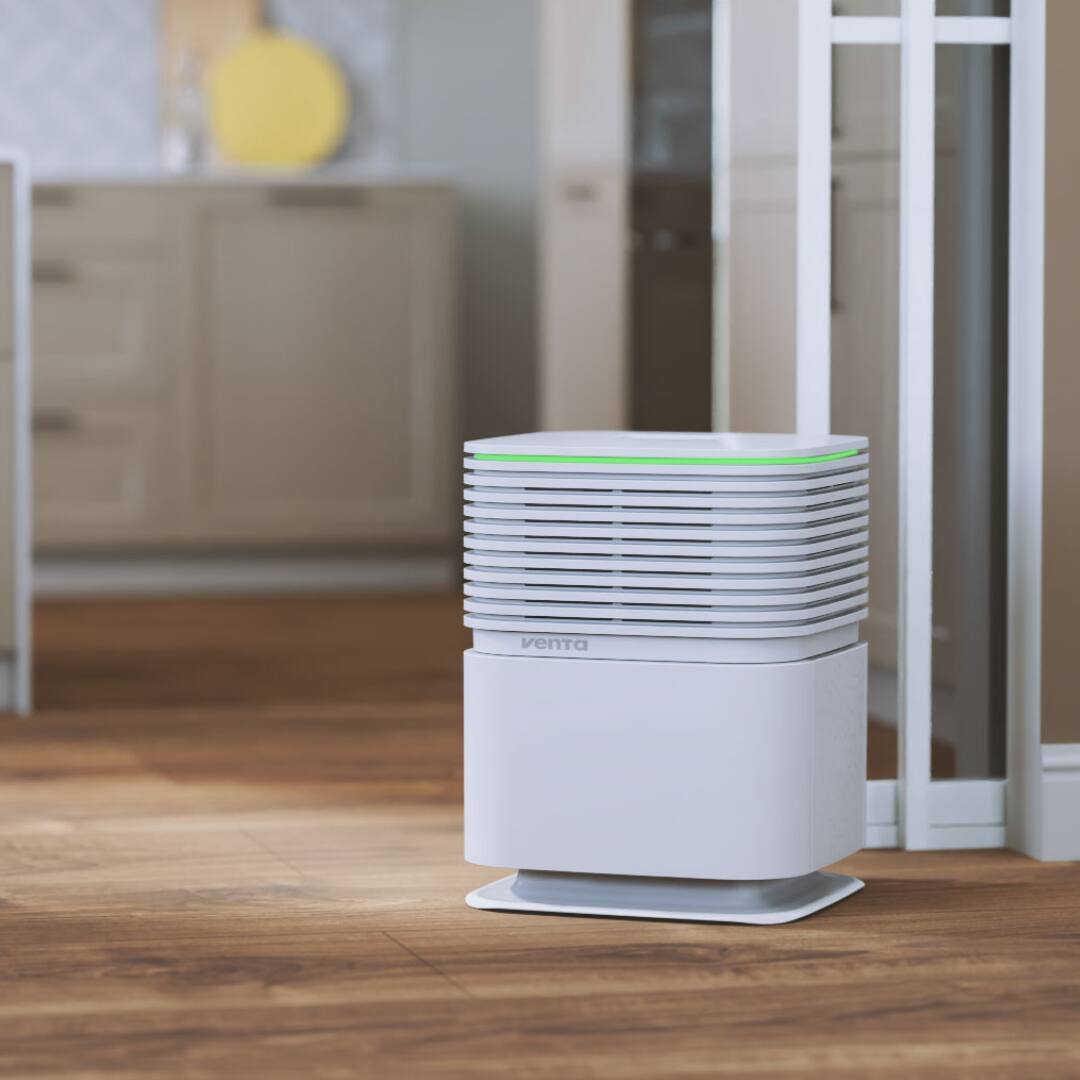 Alt View 2. Venta - AP730 AeroStyle Compact Air Purifier with Voice & App Control, Triple Filtration for Spaces up to 800ft² - White.