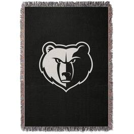 Chad & Jake - Memphis Grizzlies Woven Blanket - Black