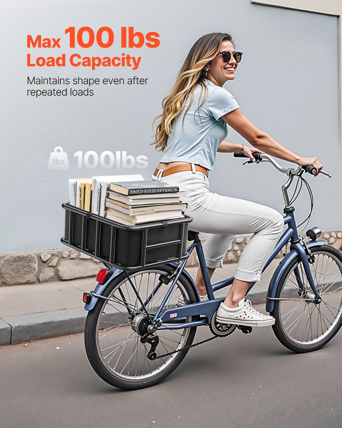 Max 100 lbs Load Capacity  
Maintains shape even after repeated loads  

100lbs