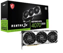 MSI NVIDIA GeForce RTX 4070 SUPER 12GB VENTUS 3X OC 12GB GDDR6X MSI NVIDIA GeForce RTX 4070 SUPER 12GB VENTUS 3X OC 12GB GDDR6X