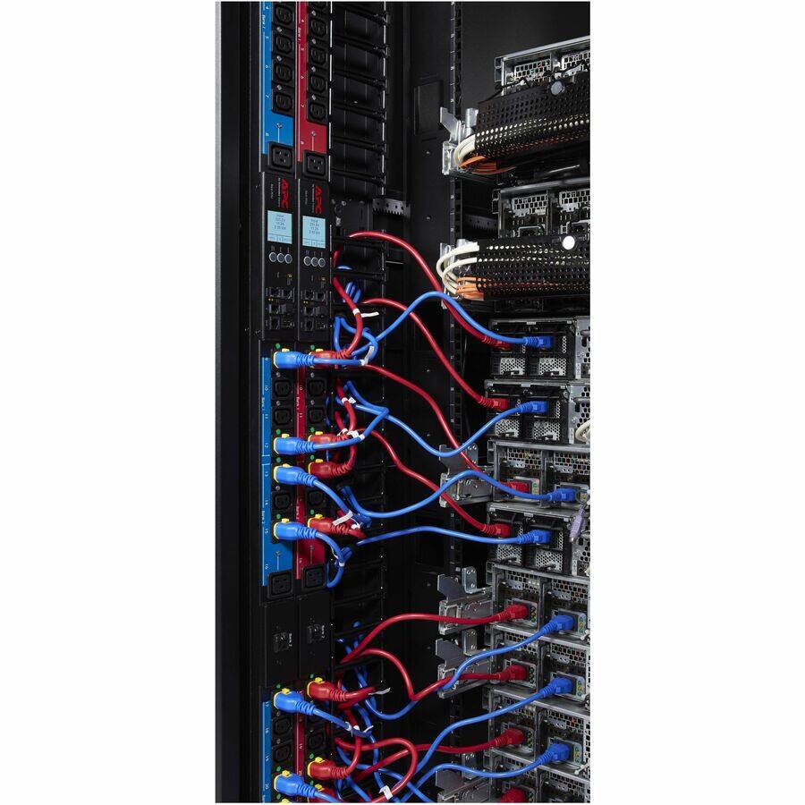 Alt View 1. APC - Power Cord Kit (6 EA), Locking, C19 TO C20, 1.8M, Red - Red - 2 ft Cord Length - IEC 60320 C20 / IEC 60320 C19 - 6 - Red.