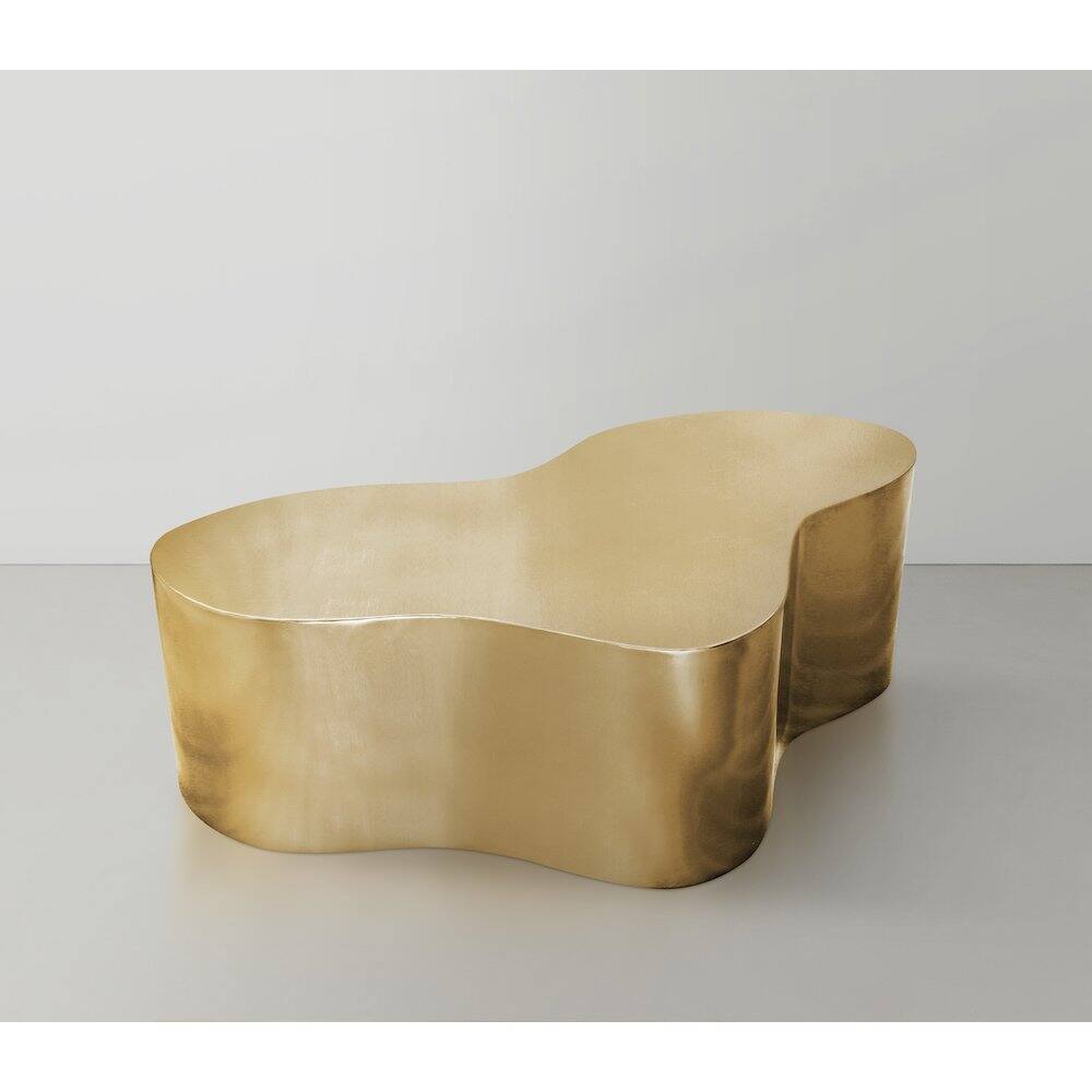 Alt View 1. Meridian Furniture - Tevere Gold Coffee Table - Gold.