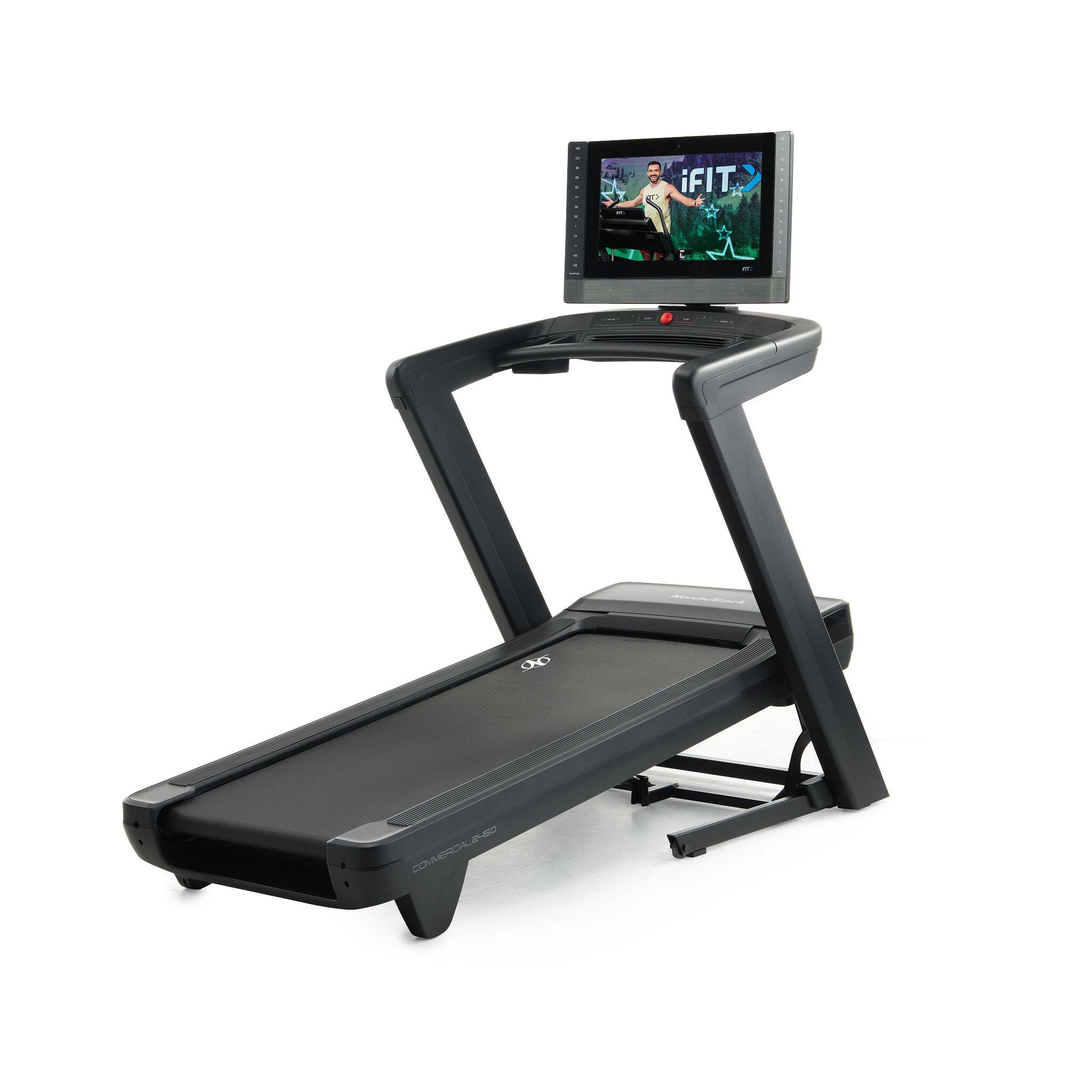 Front. NordicTrack - Commercial 2450 Treadmill - Black.