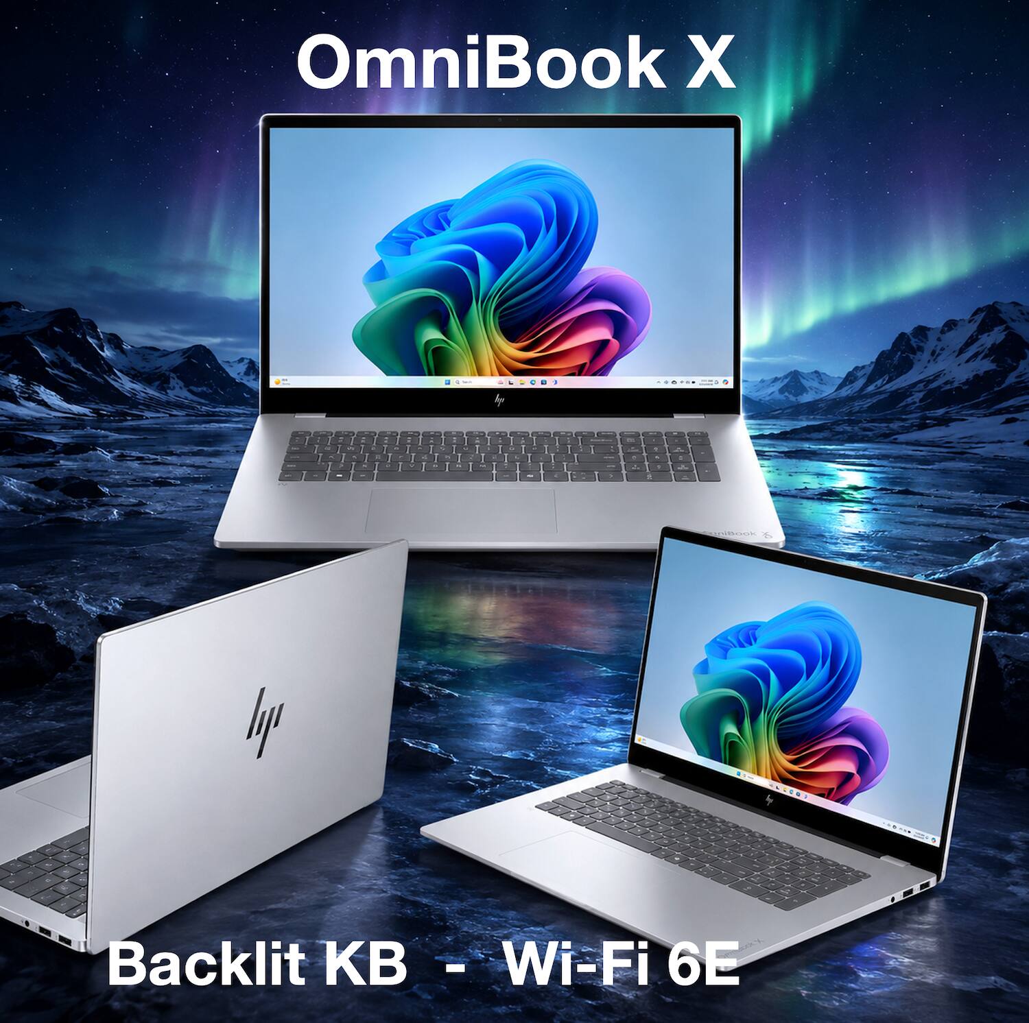 OmniBook X

Backlit KB - Wi-Fi 6E