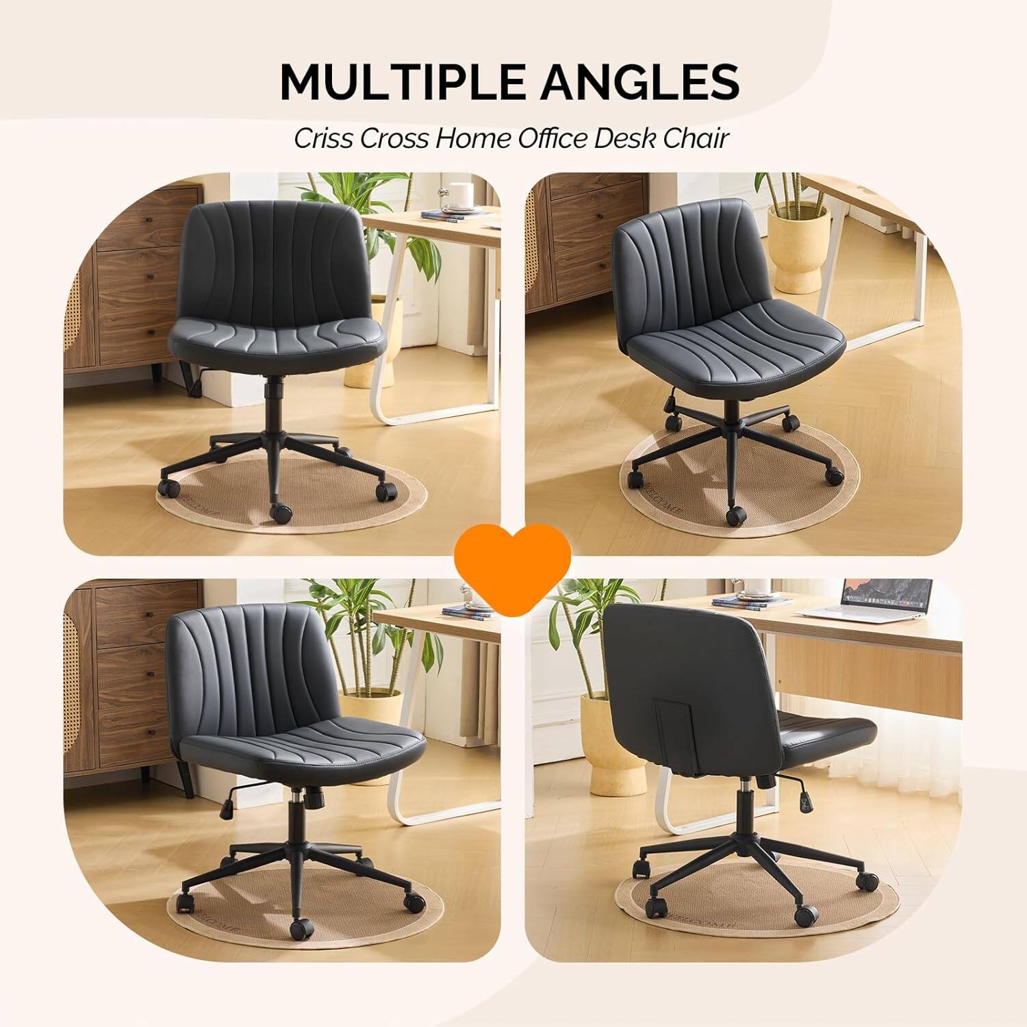 MULTIPLE ANGLES  
Criss Cross Home Office Desk Chair