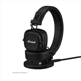 Marshall Major V Wireless On Ear Bluetooth Headphones with Marshall Major V Wireless On Ear Bluetooth Headphones with