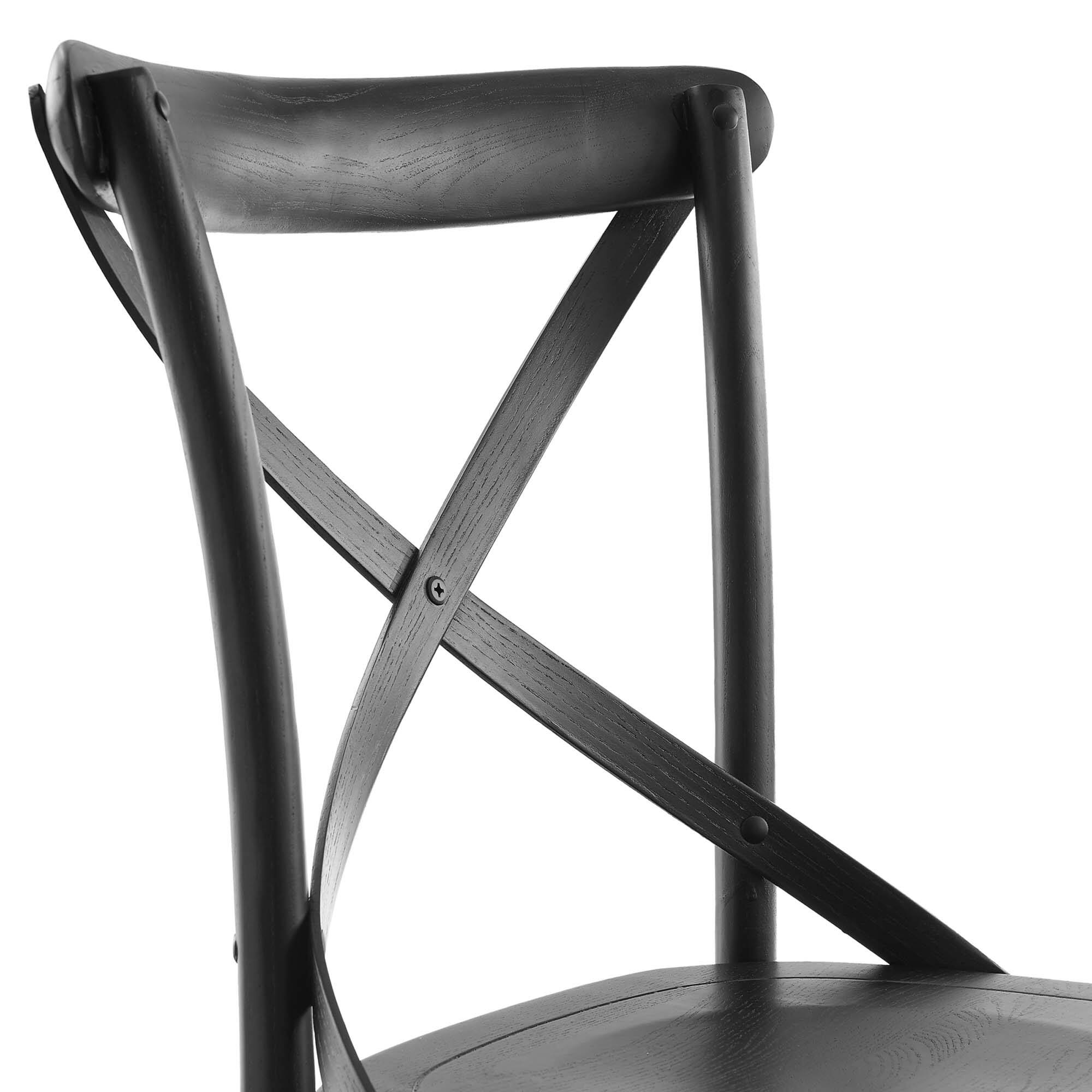 Alt View 4. Modway - Gear Dining Side Chair by Modway - Black.