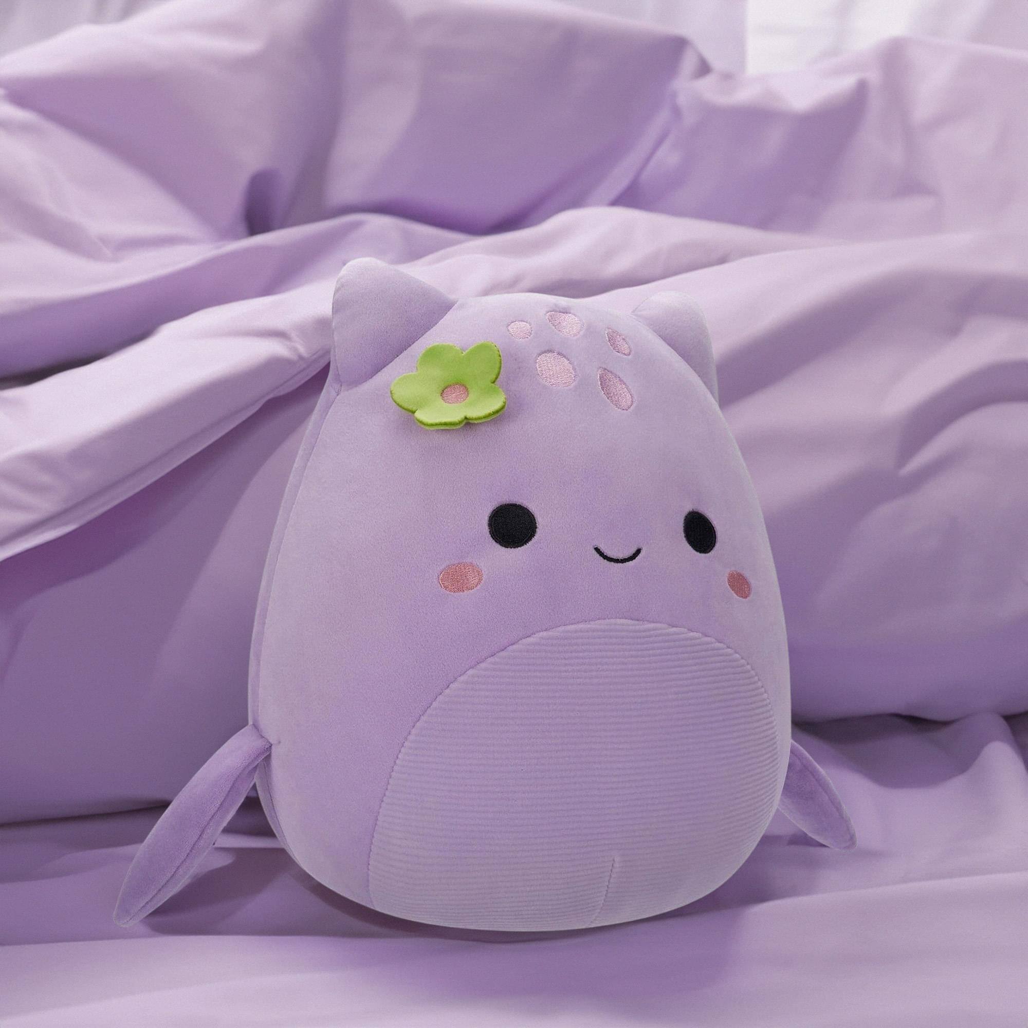 Alt View 5. Kellytoy - Squishmallow 12 Inch Plush | Shon the Lavender Loch Ness Monster.