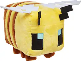 Mattel - Minecraft Basic 8-inch Plush Bee Stuffed Animal Figure, Soft Doll - Yellow