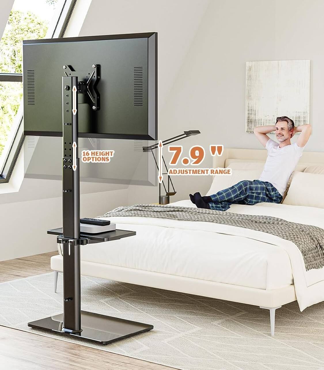 16 HEIGHT OPTIONS  
7.9" ADJUSTMENT RANGE