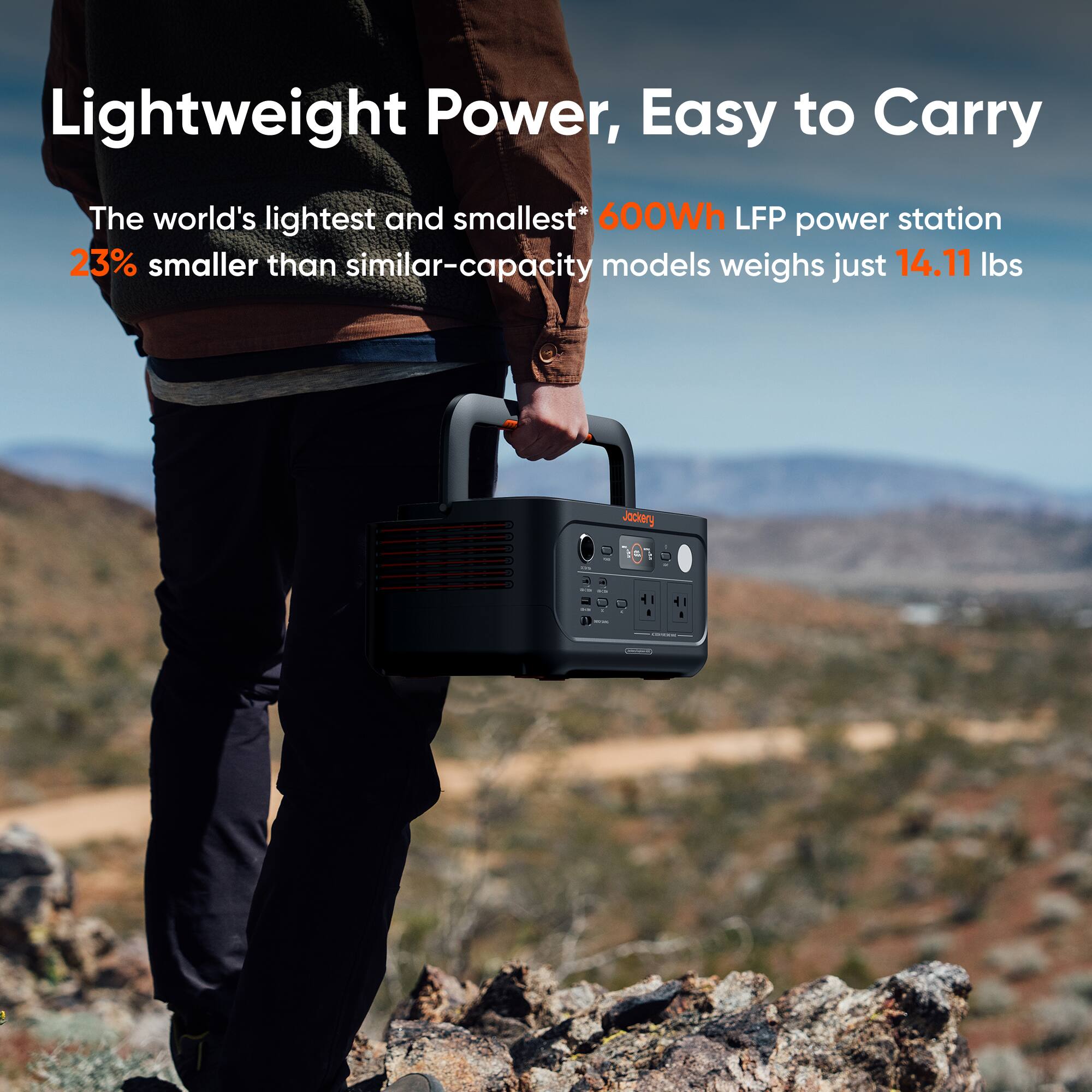 Jackery Explorer 600 v2 Portable Power Station for Outdoor Camping