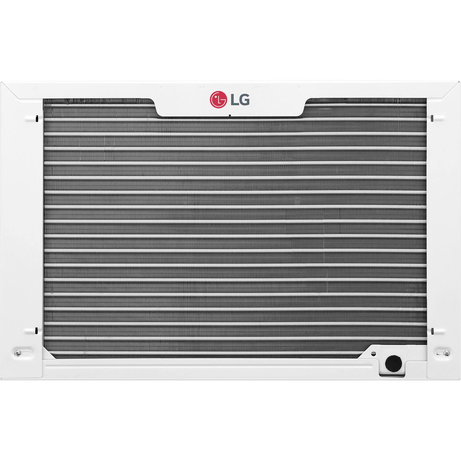 Alt View 7. LG - 18,000 BTU 230V Window-Mounted Air Conditioner with 12,000 BTU Supplemental Heat Function - White.