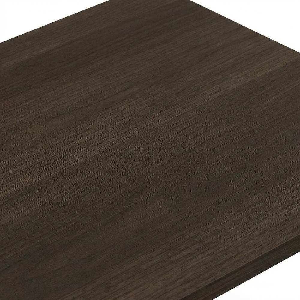 Alt View 1. BisonOffice - Columbia Walnut A Frame Computer Desk with Modern Style and Stable Frame - Columbia Walnut.