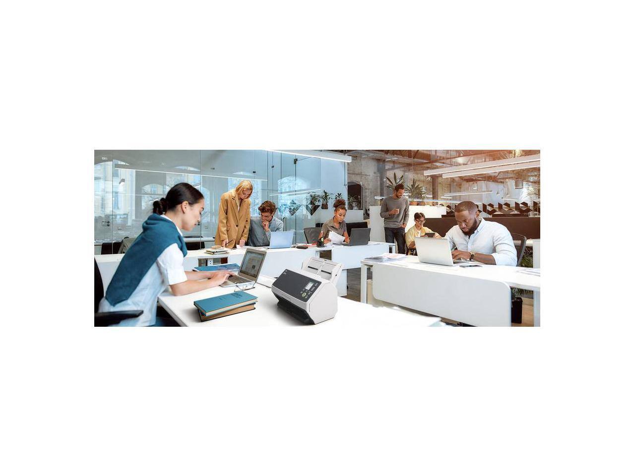 Alt View 2. Ricoh - Ricoh fi-8170 Premium Bundle ADF/Manual Feed Scanner 600dpi CG01000-303101 + 3-Year Warranty - Unknown.