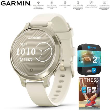 GARMIN
- STYLISH PATTERNED LENS
- BUILT-IN GPS, FITNESS TRACKING AND SPORTS APPS
- UP TO 10 DAYS OF BATTERY LIFE
- SMALL, FASHIONABLE METAL CASE AND TWO BUTTONS
- HEALTH MONITORING INCLUDES 24/7 HEART RATE
- SMART NOTIFICATIONS WHEN PAIRED WITH YOUR PHONE* OR ANDROID™ SMARTPHONE
Sat 1
1010
12570
CPS
2 YR
EXTENDED PROTECTION
FITNESS
WELLNESS SUITE