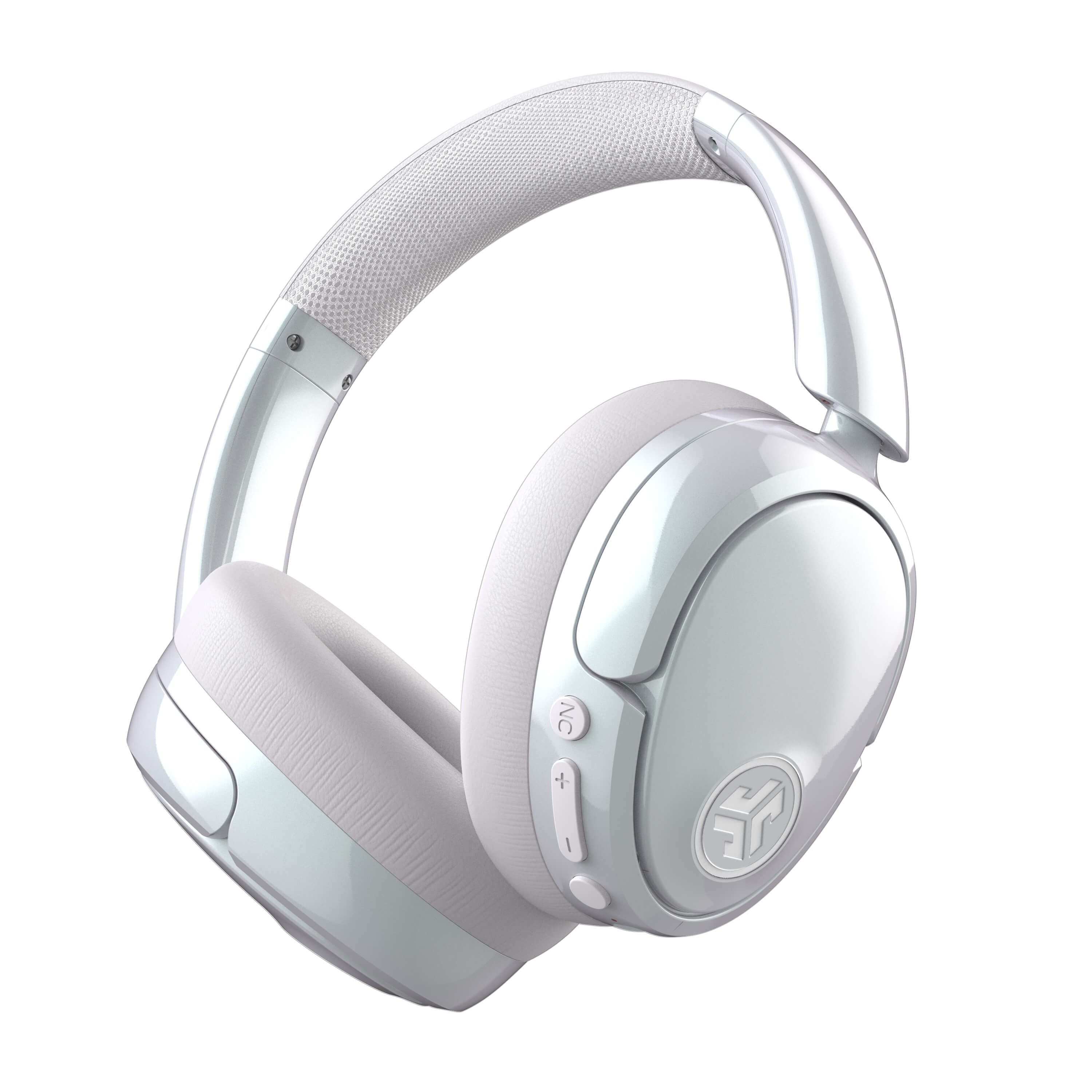 Back. JLab - JBuds Lux ANC Wireless Bluetooth Over-Ear Headphones with Active Noise Cancelling, Spatial Audio & 70+ Hour Battery - Jélle Pearl Next Door.