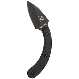 KA-BAR - 1.875" Fixed Blade Knife w/ Sheath and Clip - Black