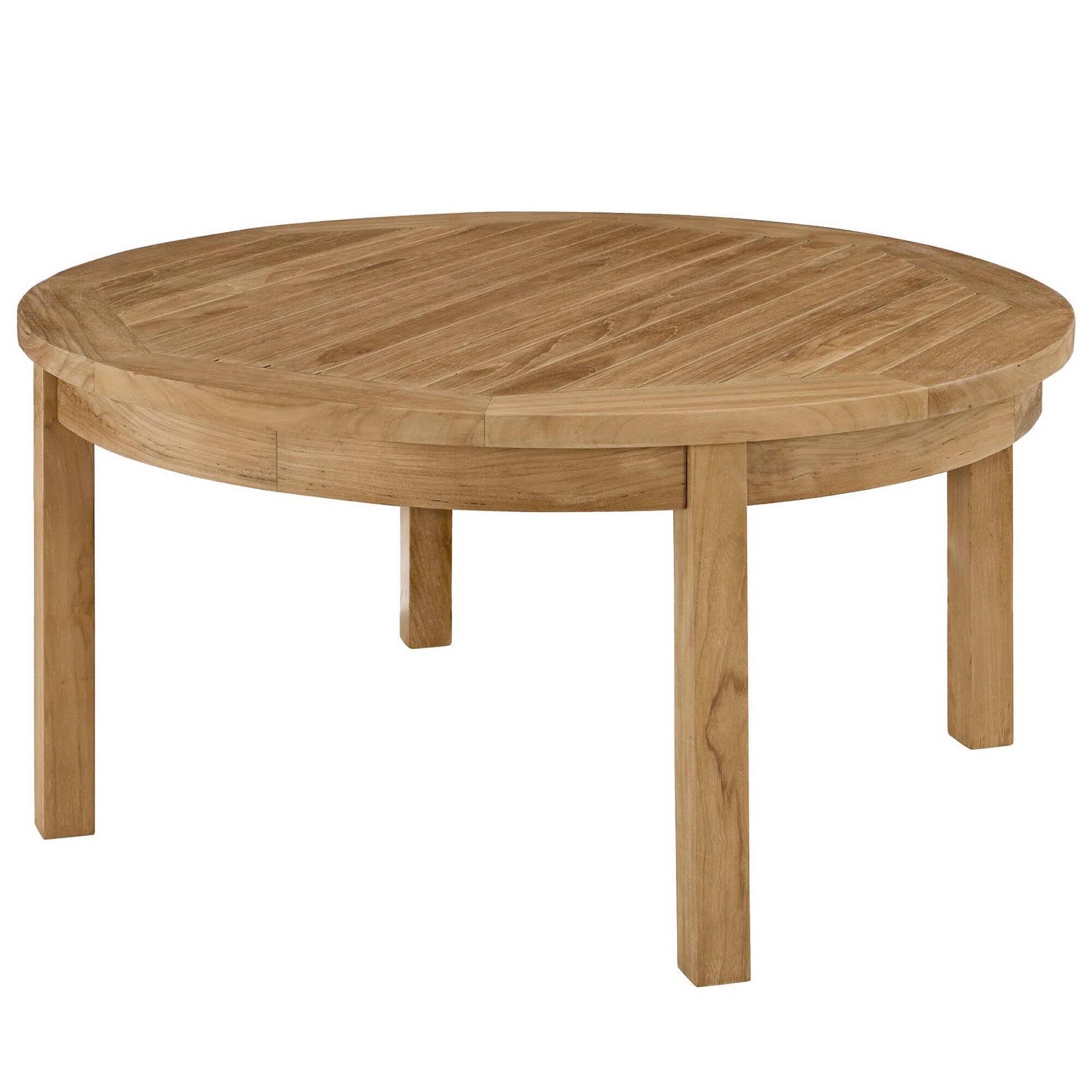 Alt View 1. Modway - Marina 3-Piece Outdoor Teak Patio Set - Natural White.