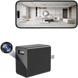 RTMB - USB Charger Camera - HD 1080P Mini WiFi Security Camera - Small Micro Wireless Nanny Cam