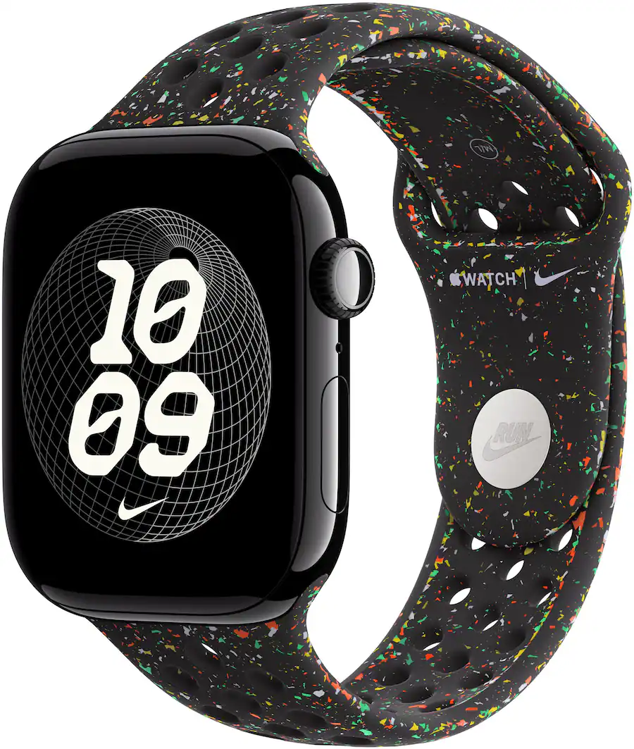 Apple 46mm Nike Sport Band M/L Midnight Black MGC34AM/A Best Buy