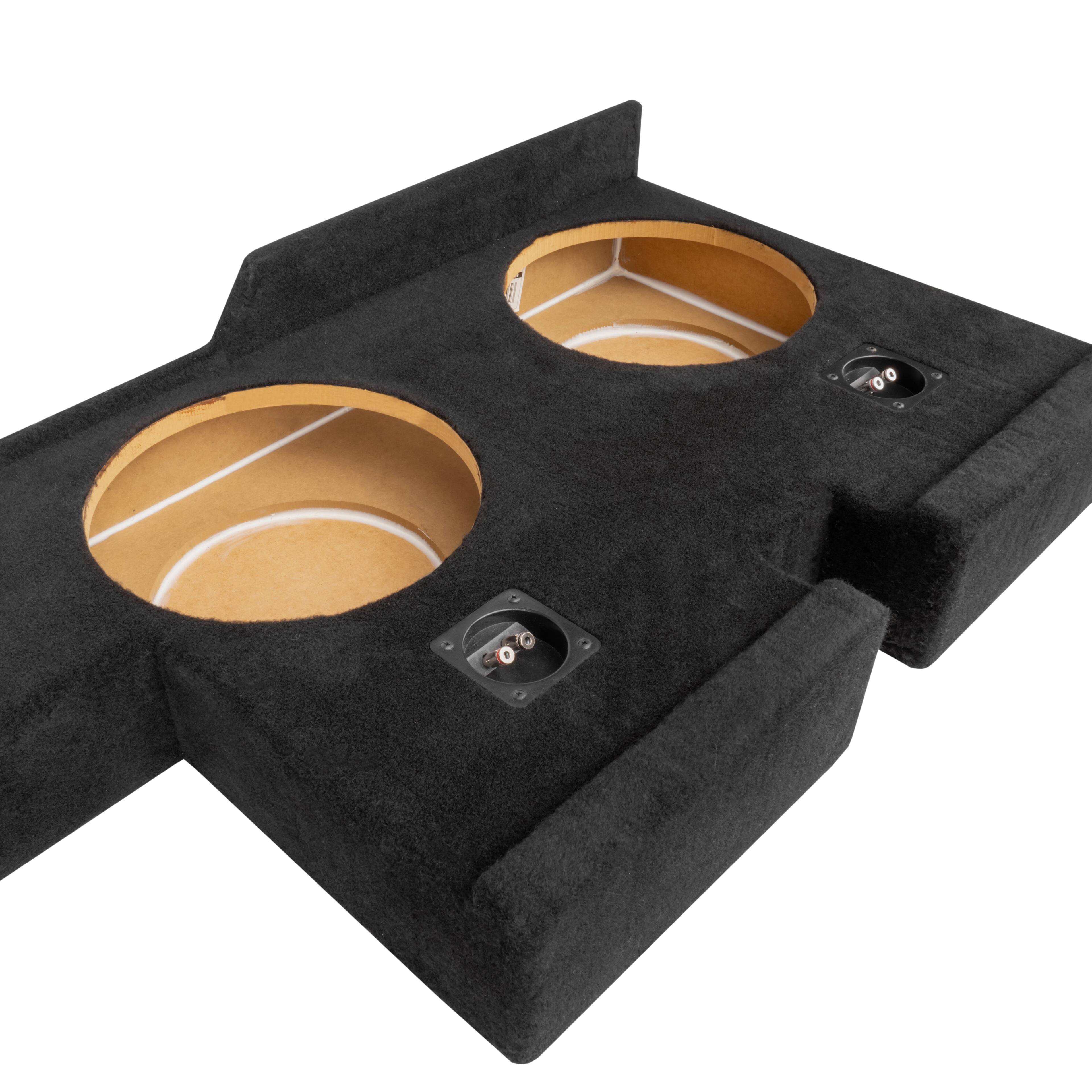 Alt View 1. NVX - Custom Fit 700W RMS Dual 10in Sealed Loaded Subwoofer Enclosure for 2007-2017 Tundra Double Cab Trucks.
