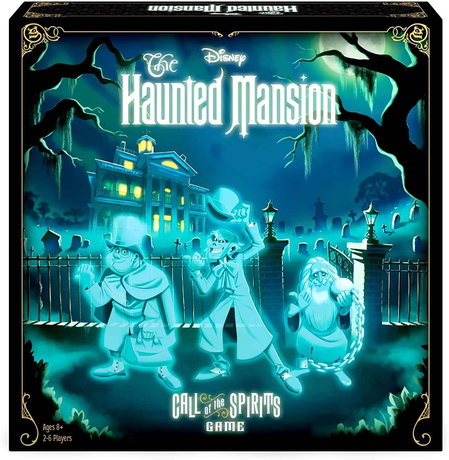 Disney - The Haunted Mansion Call of The Spirits Board Game | 2-6 Players - Blue
