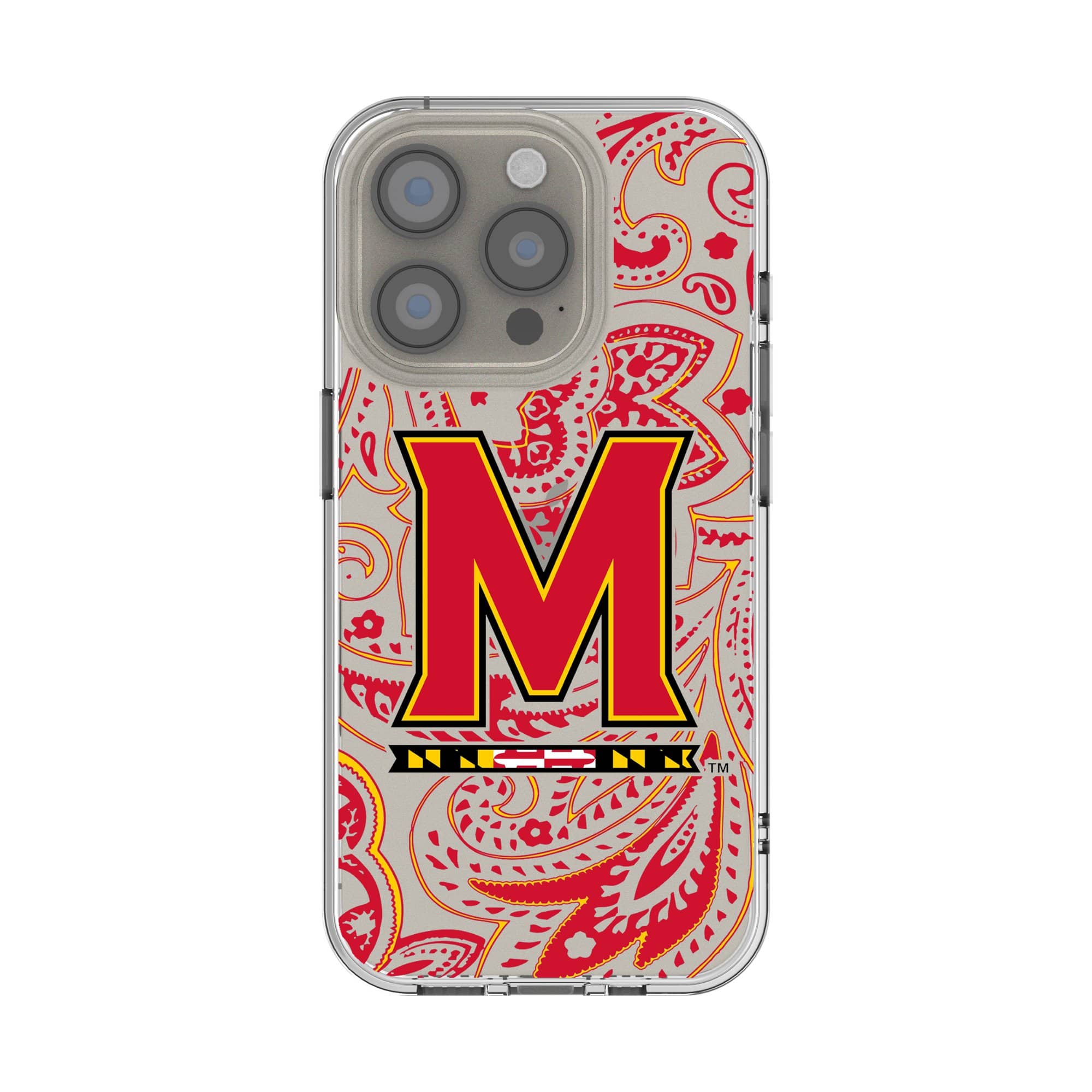 Keyscaper - NCAA - Maryland Terrapins iPhone Clear Case - 15 Pro Max - Multicolor