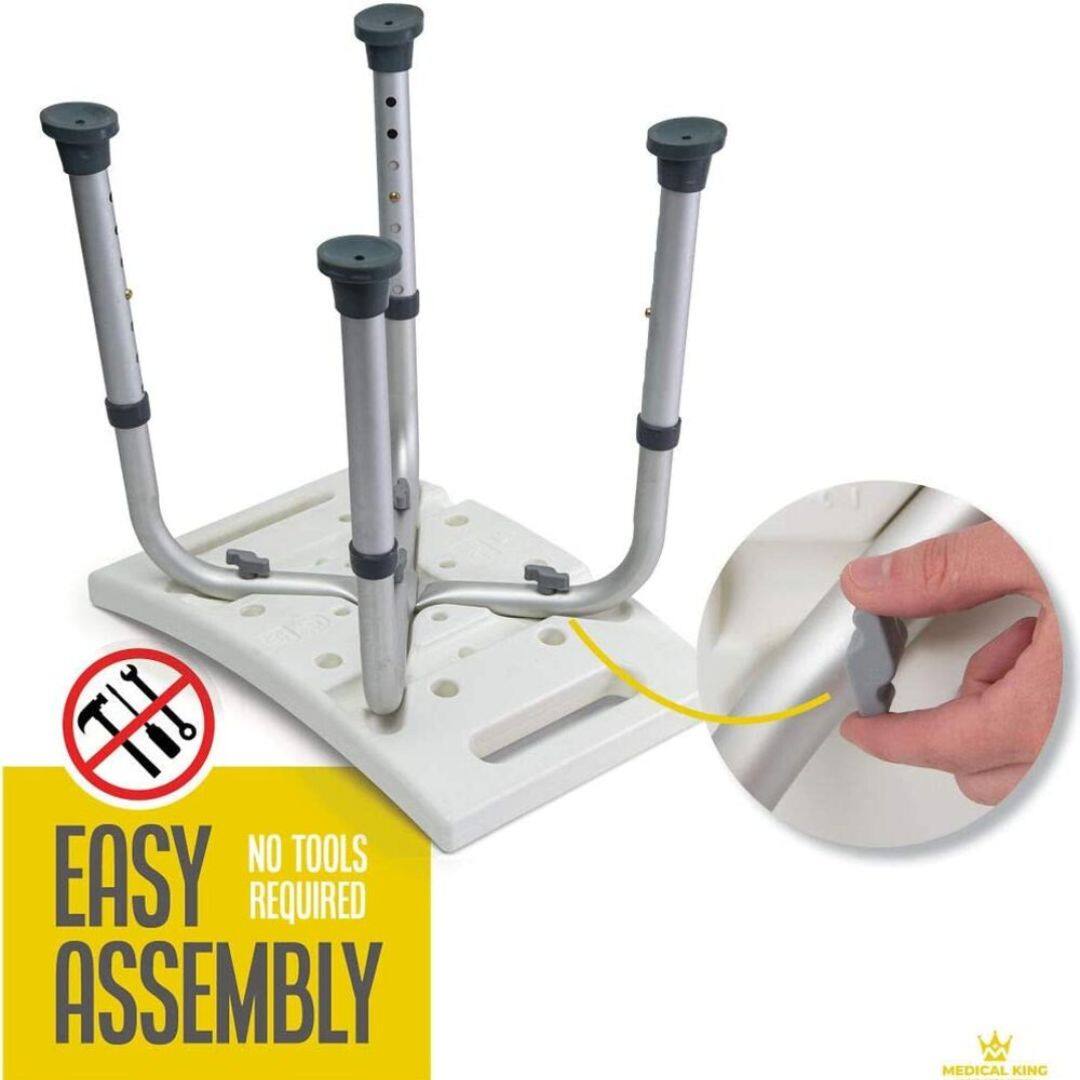 EASY ASSEMBLY  
NO TOOLS REQUIRED  
MEDICAL KING