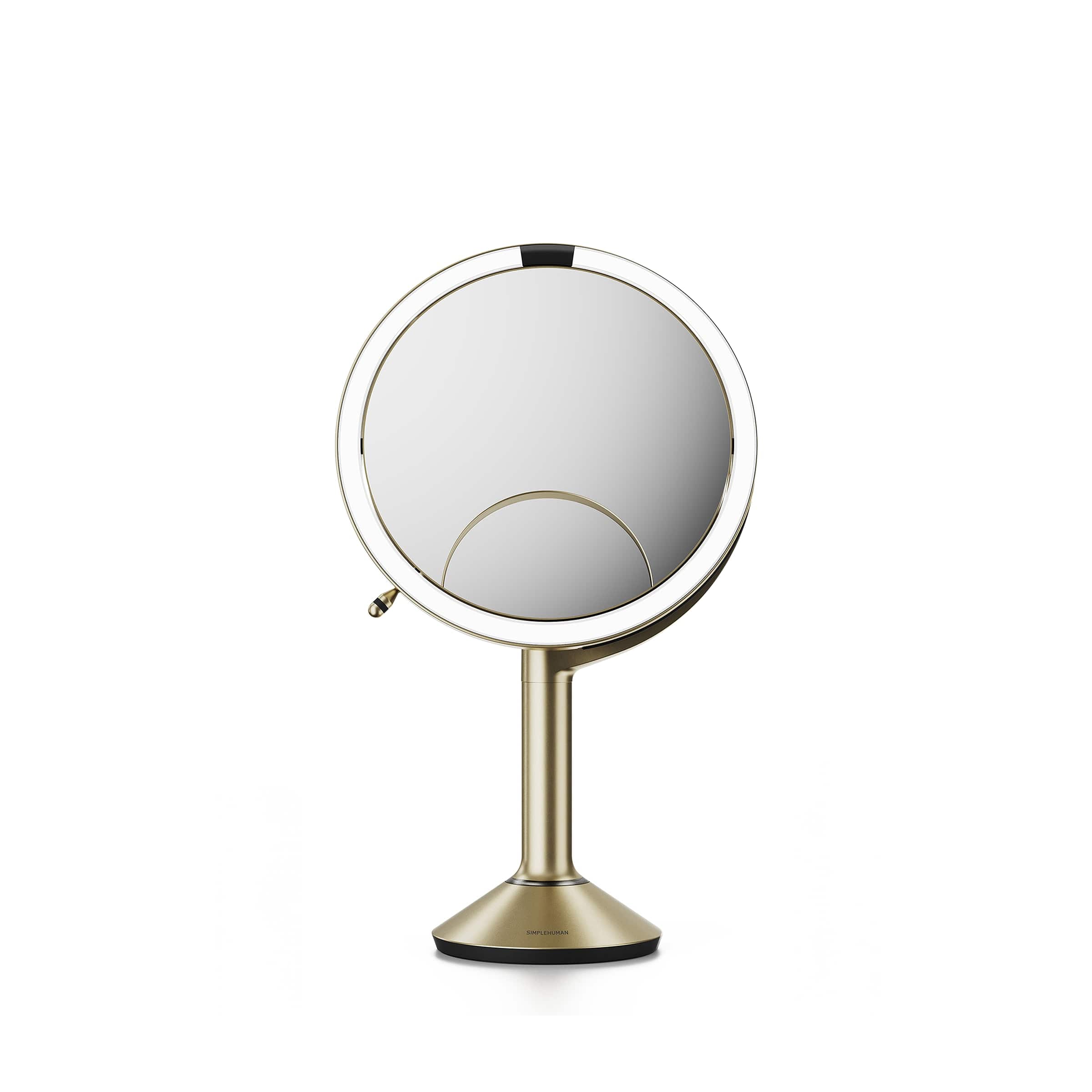 Front. simplehuman - sensor mirror trio - Matte Gold.