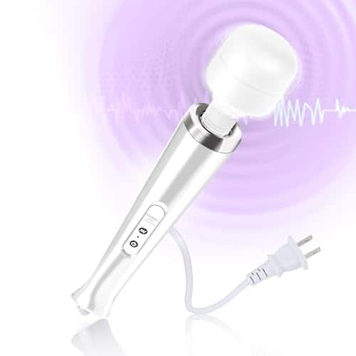 Vulpecula Spade - Wired Handheld Massager, Personal Foot Deep Tissue, Back Massager with 10 Speed Settings Strong Vibration for Women,