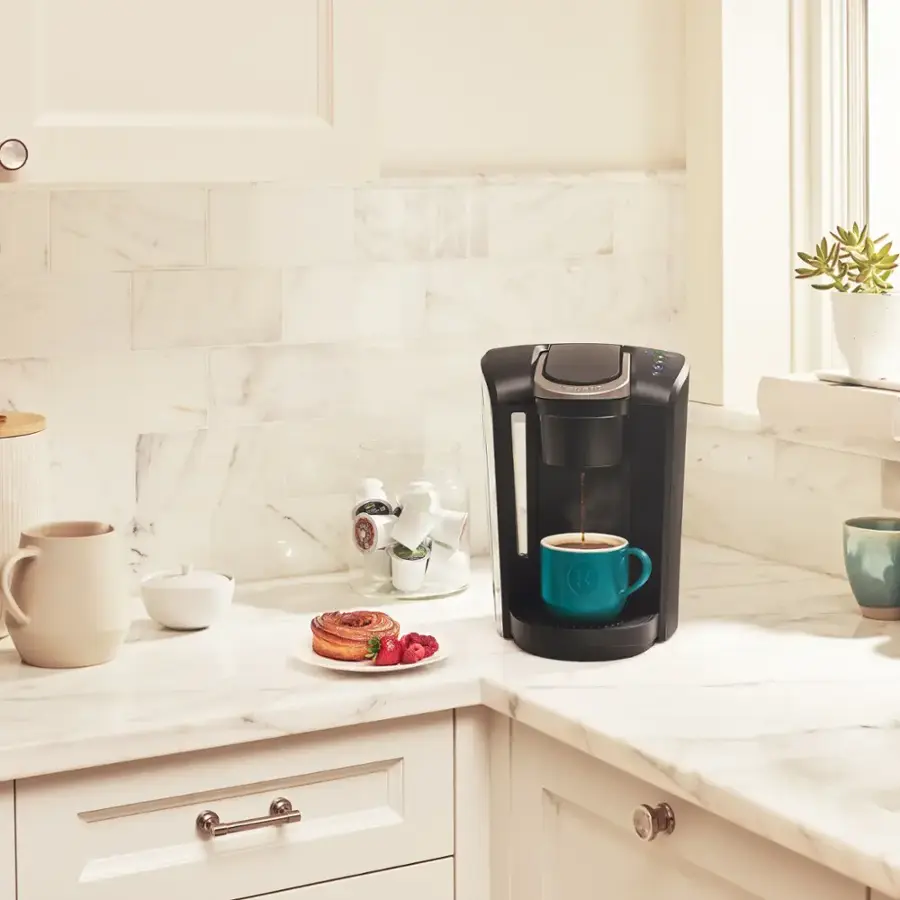 Alt View 13. Keurig - K-Select Single-Serve K-Cup Pod Coffee Maker - Matte Black.