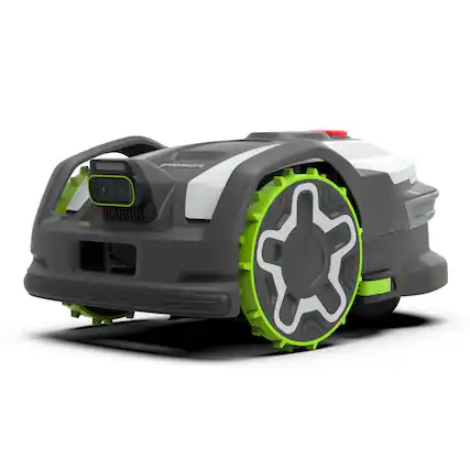 The text on the image is "AIMowbot".