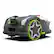 The text on the image reads:
- "AIM"
- "MOWBOT"
- "greenworks"