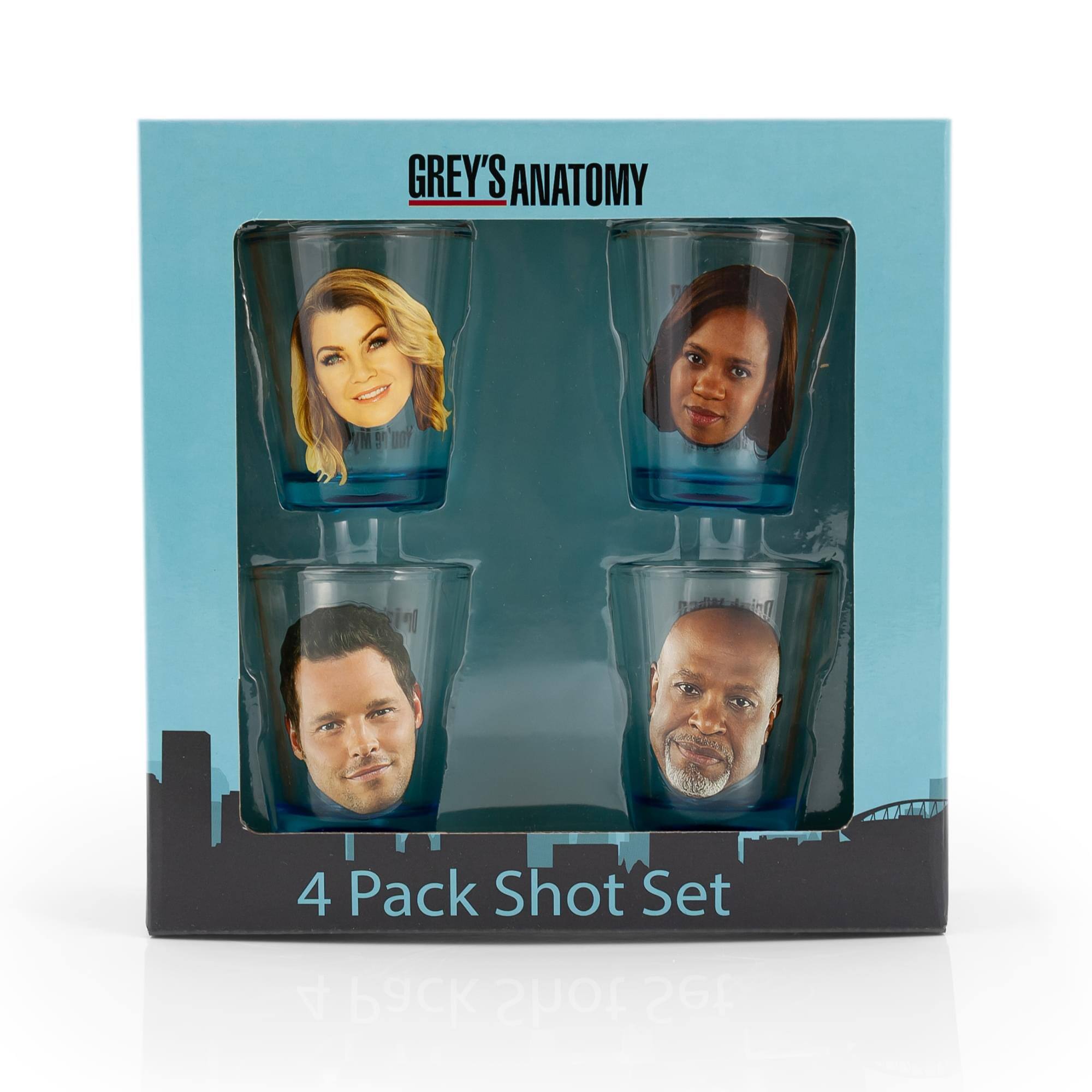 GREY'S ANATOMY  
4 Pack Shot Set
