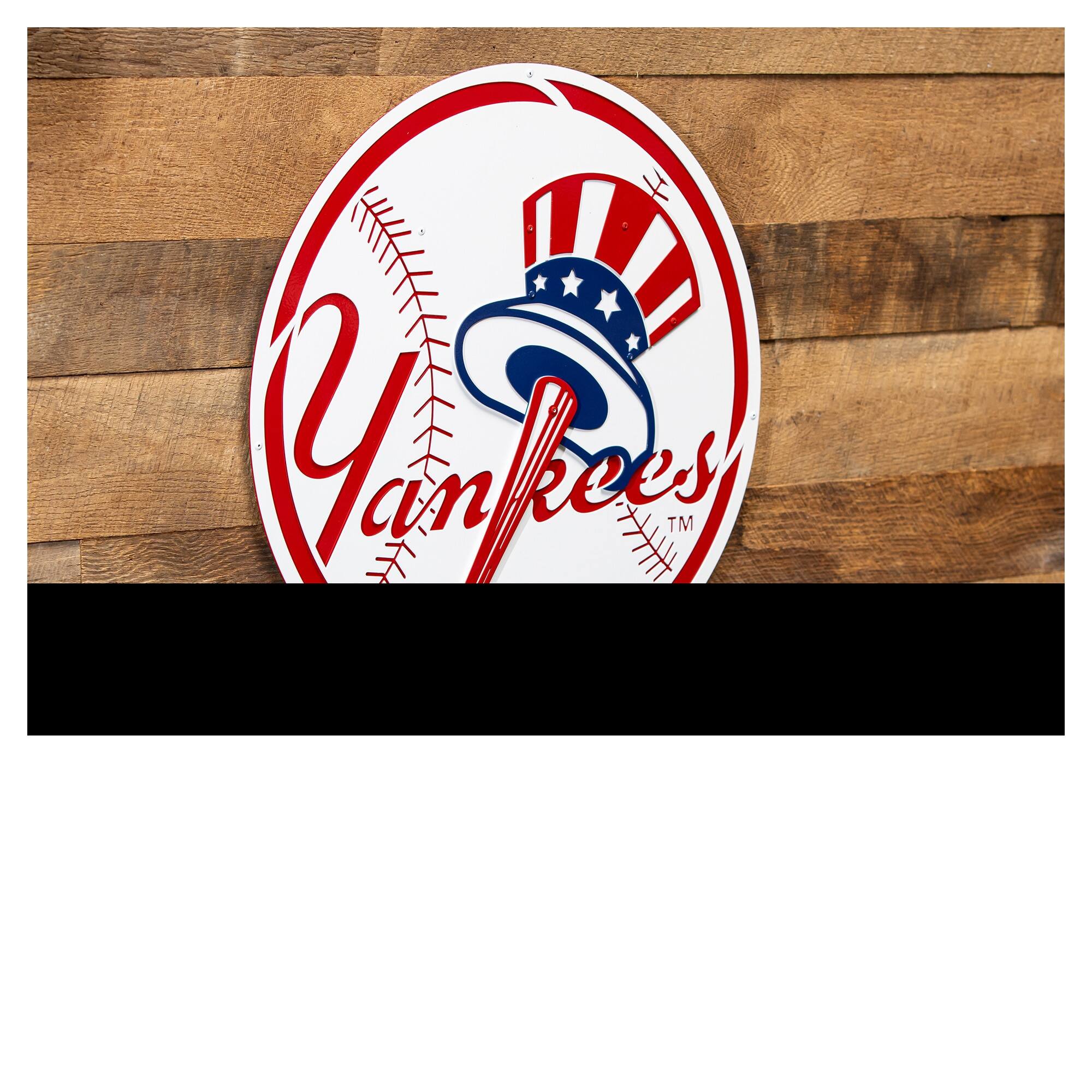 Alt View 1. Evergreen Enterprises - New York Yankees 23" Layered Metal Wall Art Sign - Multicolor.